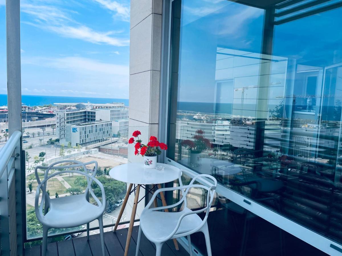 Amazing Sunset Views In The Mediterranean Apart/ Apartamento Sant Adria de Besos Exterior foto
